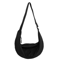 العلامة الخاصة Crossbody النساء حقيبة بحمالة الصدر النايلون حقيبة كروسبودي مقاوم للماء قابل للتعديل حزام Crossbody حقيبة ساعي